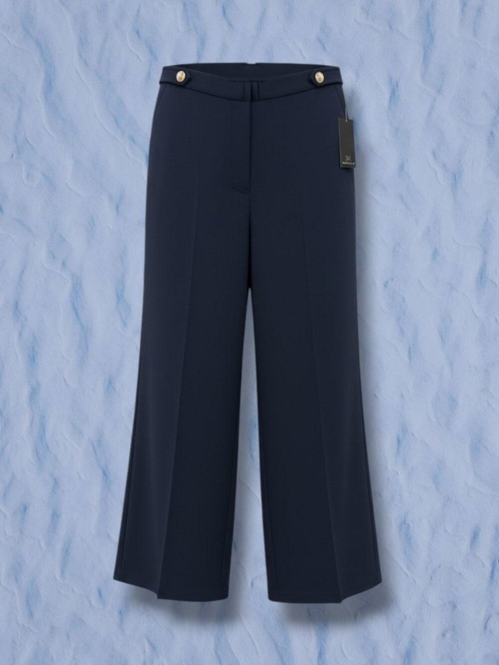 Rafaella Navy‎ High Rise Crop Pants 16
